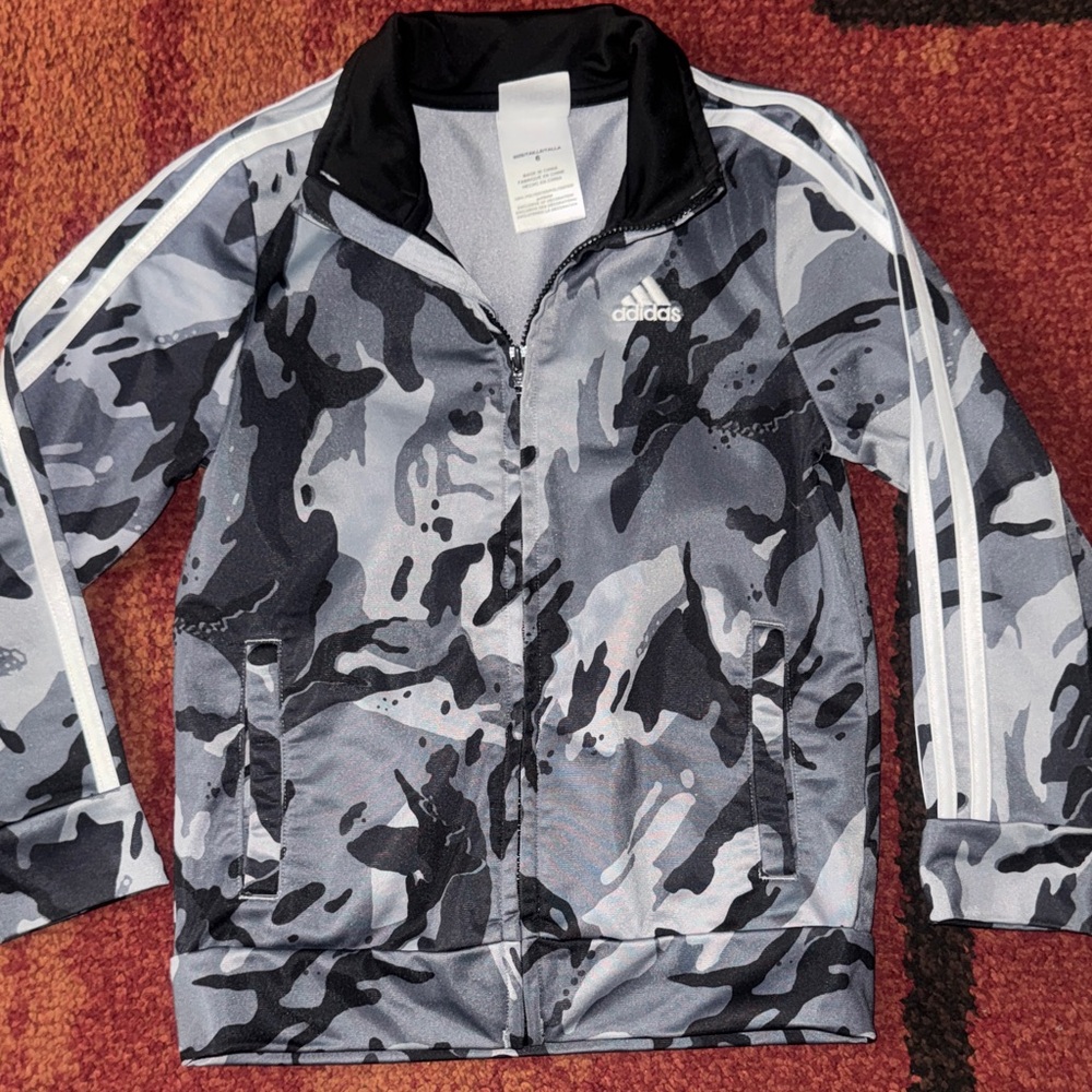 Boys Adidas Camo Jacket‎ - track jacket